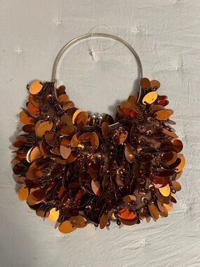 Mini Copper Sequin Bag